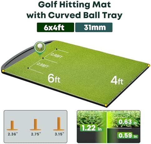 Integrated Golf Hitting Mat - Image 6