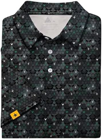 ZITY Mens Golf Polo Shirts Short Sleeve UPF 50+ Moisture Wicking Tshirt - Image 6
