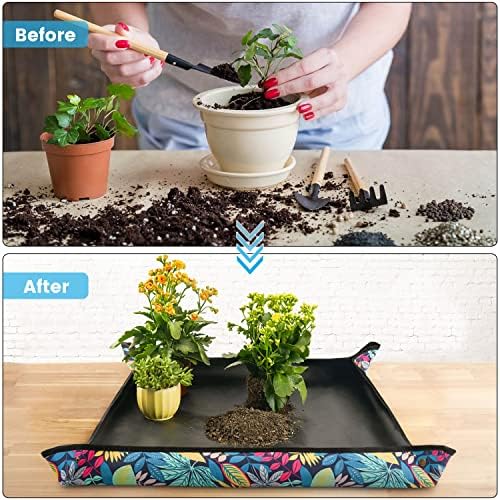 Waterproof Potting Mat for Indoor Plant Transplanting and Dirt Control - Image 2