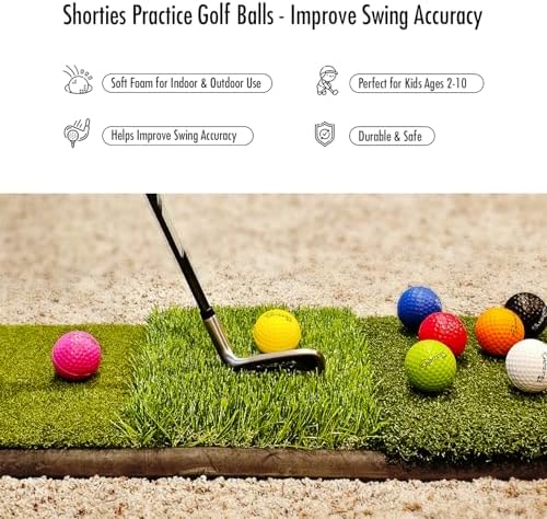Shorties Golf Practice Balls | Colored Foam Golf Balls - Image 4