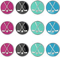 Golf Ball Markers Assorted Patterns Value Pack of 12 Golf Gifts, Golf Cap Clips by GOLTERS