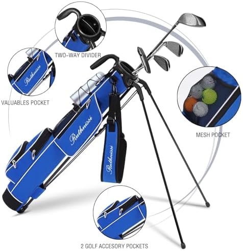 Golf Stand Bag, Lightweight Golf Easy Carry Bag - Image 3