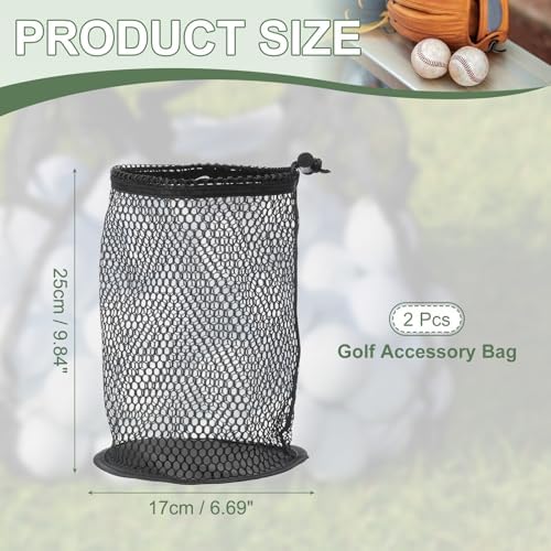 Golf Ball Storage Bag Nylon Mesh Golf Pouch - Image 2