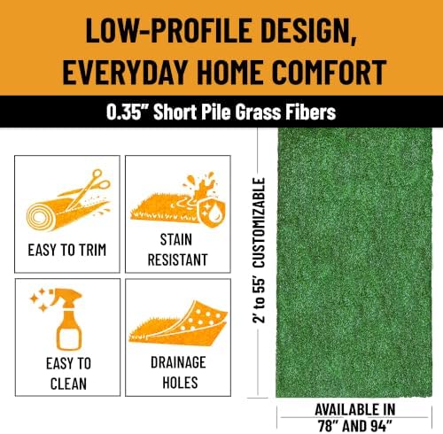 Ottomanson Artificial Turf Lite 94" x 46' - Image 4