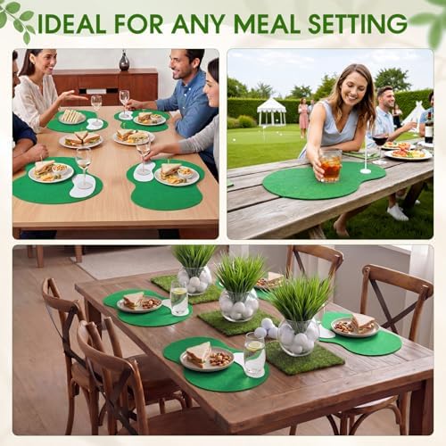4 Golf Placemats and 4 Coasters - Image 4