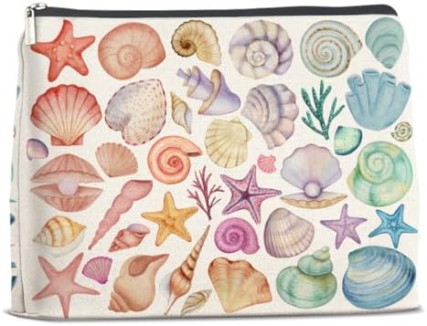 Colorful Ocean Seashell Starfish Makeup Bag Gifts by Unknown