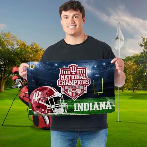 Northwest NCAA Golf Towel, Official Licensed Microfiber Waffle Fabric, - Image 2