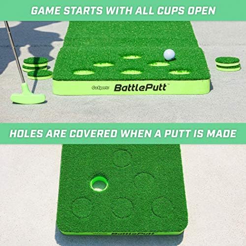 GoSports BattlePutt Golf Putting Game Set - 11 ft Backyard Putting Green Pong - Image 5