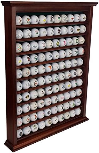 Golf Ball Display Case | Holds 100 Golf Balls | Handcrafted Solid Wood | Four - Image 2