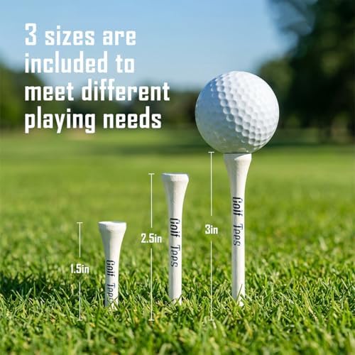 Bamboo Golf Tees Mixed Sizes - Image 2
