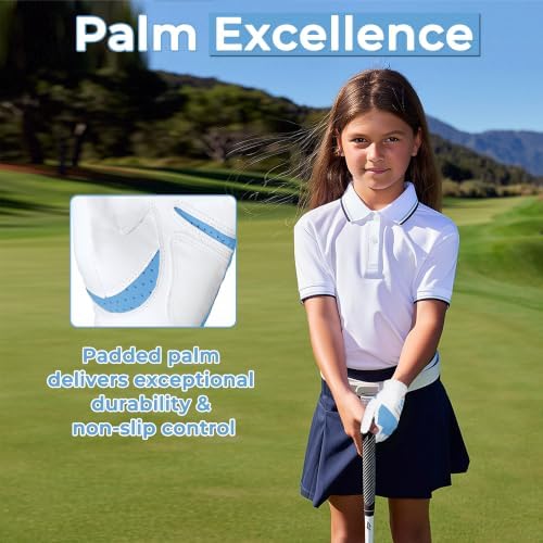 AIGEVTURE Kids Golf Gloves Junior Breathable Golf Gloves - Image 5