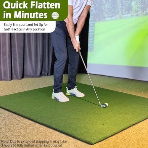 Golf Mat 31mm, 5x4ft/5x5ft Premium Golf Hitting Mat Outdoor Indoor - Image 5