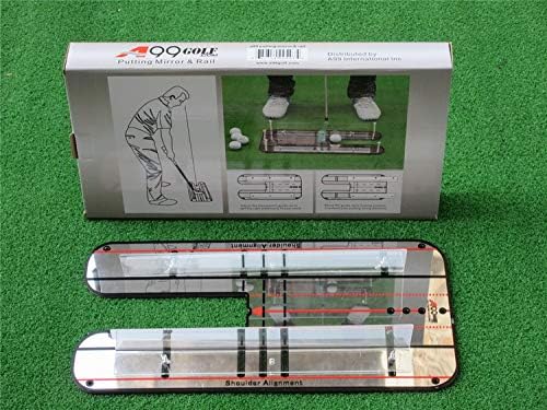 A99 Golf Putting Mirror & Rail Alignment Practice Training Aid Portable by Unknown