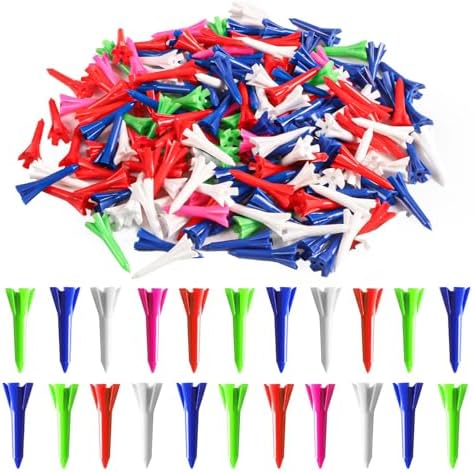 VEASAERS Short Golf Tees Plastic 1 1/2 inch by AmySport
