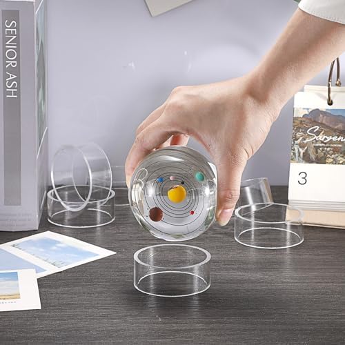 Hipiwe 6Pcs Soccer Ball Display Stands Plastic Basketball Hoder, 2.6" D - Image 6