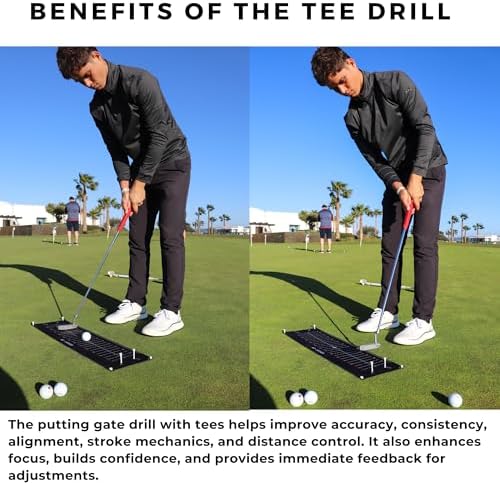 Golf Putting Practice Training aid, Perfect Perfect Practice Golf Putting mat - Image 5