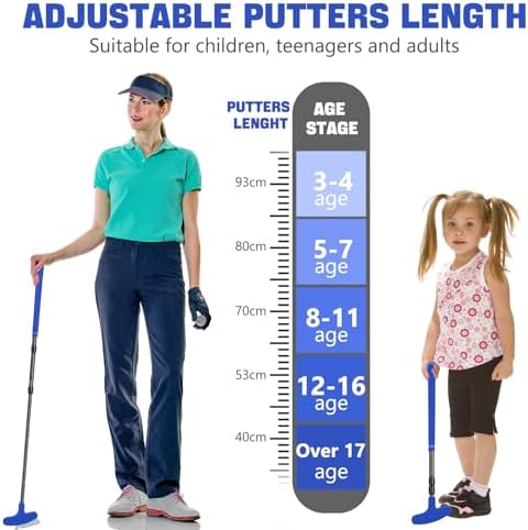 Golf Putter, Golf Putters for Men & Women, Mini Putter, Club Golf Set, Bucket - Image 5