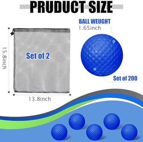 200 Pcs Foam Golf Practice Balls Bulk - Image 5