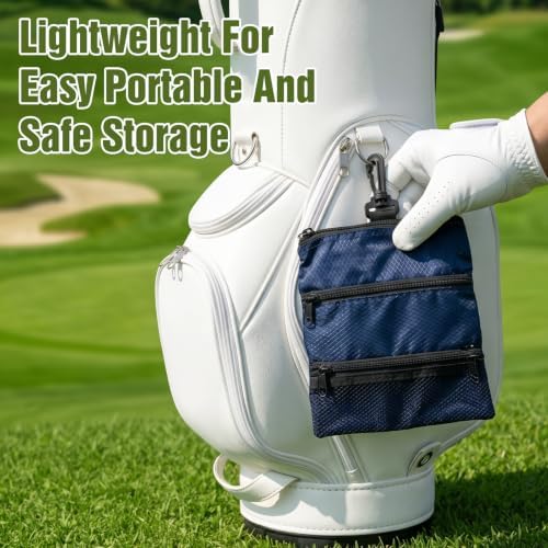 Golf Tee Bag Pouch, Portable Golf Ball Storage Bag - Image 6