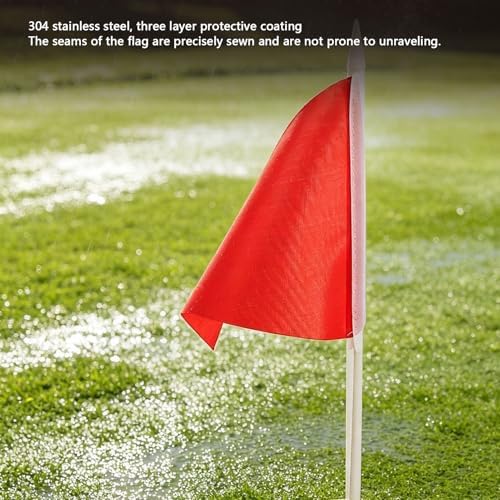Drfeify Golf Flag, Stainless Steel Golf Putting Practice Cup - Image 4