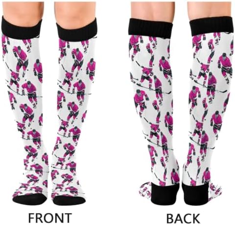 White Baseballs Stitching Compression Sock - Image 2