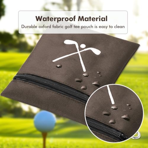 Golf Tee Bag, Waterproof Golf Tee Pouch - Image 2