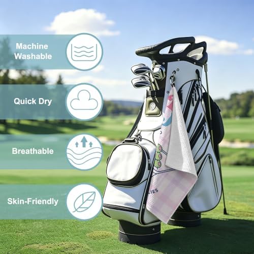 Birdie Juice Waffle Weave Microfiber Golf Towel - Image 3