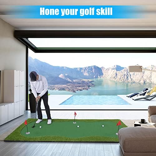 Golf Putting Green Mat, Golf Practice Training Mat - Image 2