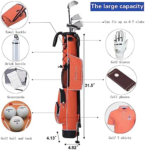 Golf Stand Bag, Lightweight Golf Easy Carry Bag - Image 4