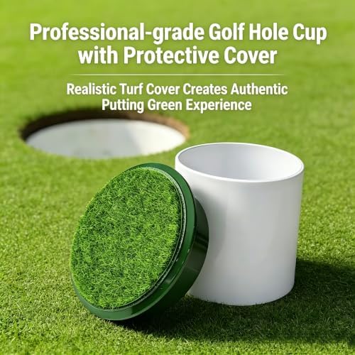 Set Golf Hole Cup with Protective Cover – Elevating Your Home Golfing - Image 6