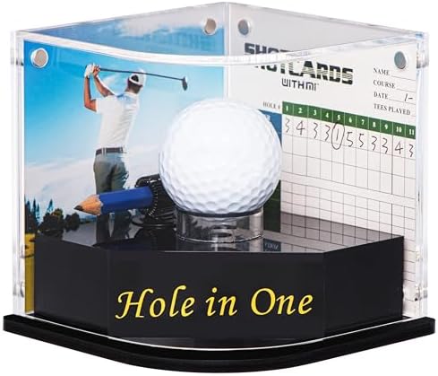 Hole in One Golf Ball Display Case, Curved Lid by HYYPME