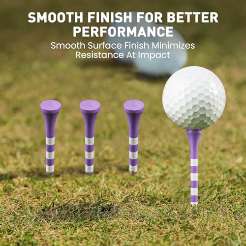 FINGER TEN Golf Tees Wood 2 3/4" 3 1/4" 50/120 Count - Image 5
