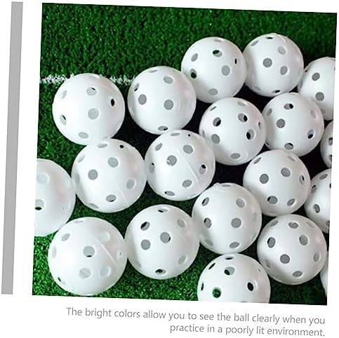VICASKY 50pcs Plastic Hollow Golfing Training Balls - Image 5
