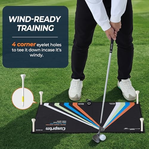 Magnetic Golf Stance Towel & Alignment Training Aid – Dual-Sided Proper Ball - Image 6