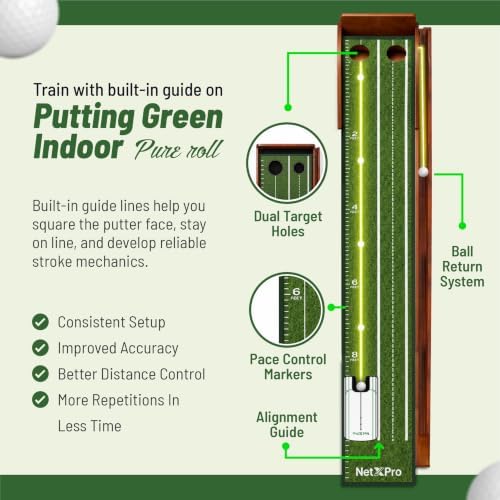 Putting Green Indoor – 10ft Golf Putting Mat - Image 6