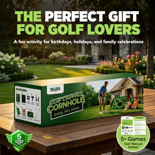 Golf Cornhole Game, Indoor and Outdoor Backyard Golf Chipping Game - Image 5