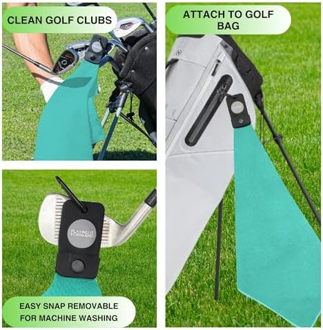 Magnetic Golf Towels for Golf Bags - Image 3