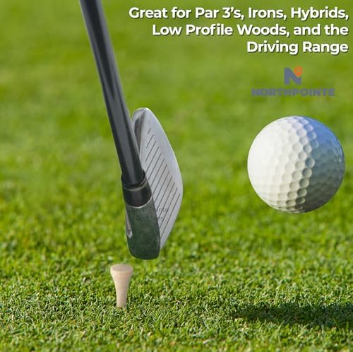 NorthPointe 1 ½" Bamboo Short Golf Tees - Image 4