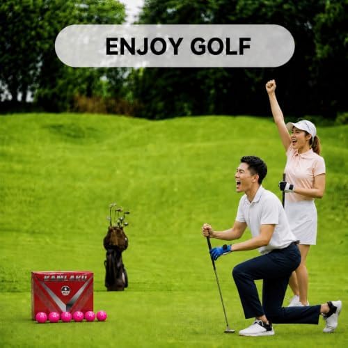 Colored Golf Balls, High Visibility Easy to Find, Blank No Logo - Image 7