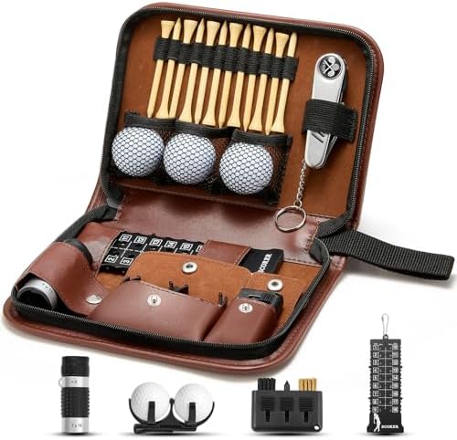 Golf Accessories for Men and Women for Golfers, Accessories Set in Hi-End PU by SANLINZOM