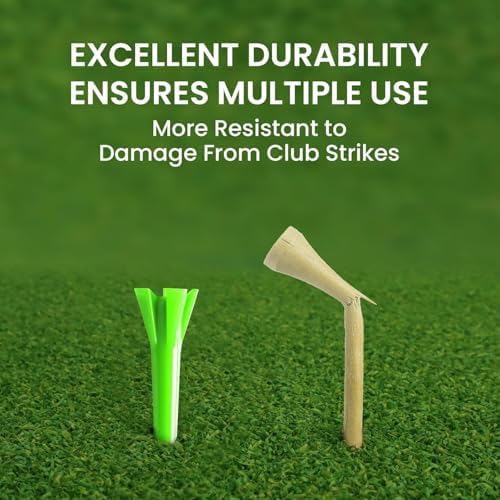 Amy Sport Unbreakable Short Golf Tees Plastic 1 1/2 Inch 120 Pack - Image 4