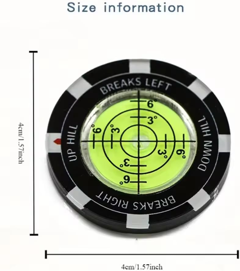 High Precision Golf Tools Leveler Clear&Transparent Ball Marker Golf Slope - Image 5