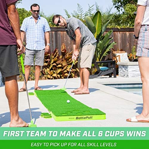 GoSports BattlePutt Golf Putting Game Set - 11 ft Backyard Putting Green Pong - Image 4