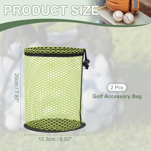 Golf Ball Storage Bag Nylon Mesh Golf Pouch - Image 2