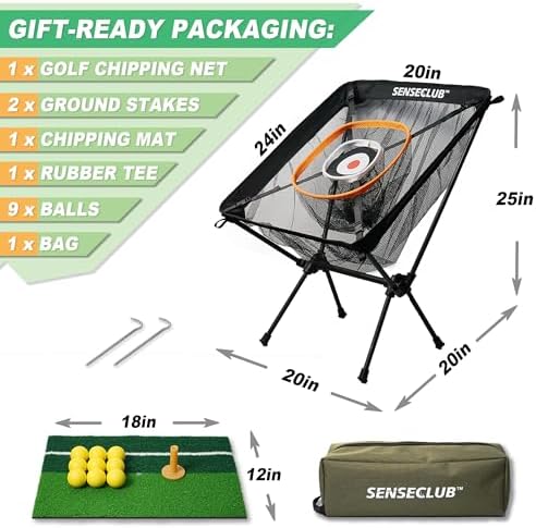 SENSECLUB Foldable Golf Chipping Net - Image 2