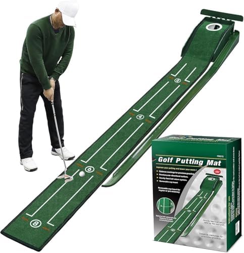 SWINGTEK Putting Green Mat Indoors, Practice by SWINGTEK