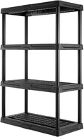 CENTREX 4-Tier Heavy Duty Plastic Storage Shelves by Unknown