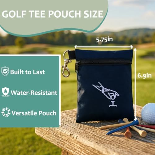 TOGETRUE Golf Tee Pouch, Golf Bag Holder - Image 2