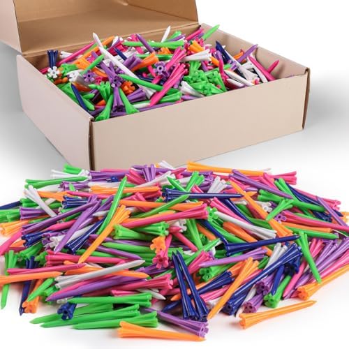FINGER TEN Golf Tees Plastic Unbreakable by FINGERTENSport