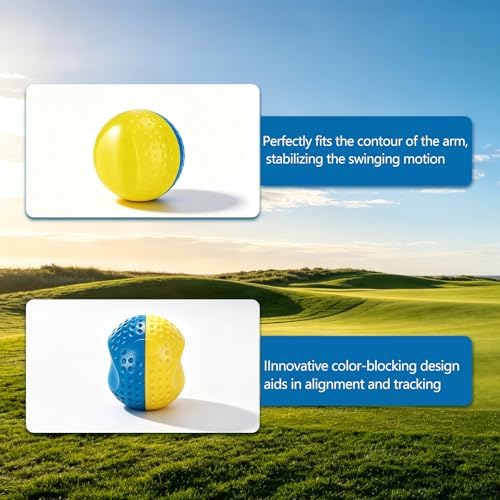 Golf Training Aid Ball, Golf Training Ball Between arms Optimize Impact - Image 6